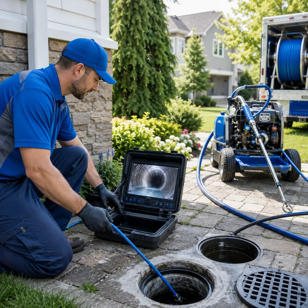 Outdoor drain cleaning professionals serving Diamond Bar, CA